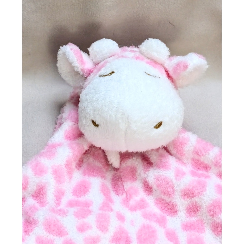 Angel Dear Pink White Giraffe Lovey Security Plush Soft Baby Toy 12 inch
